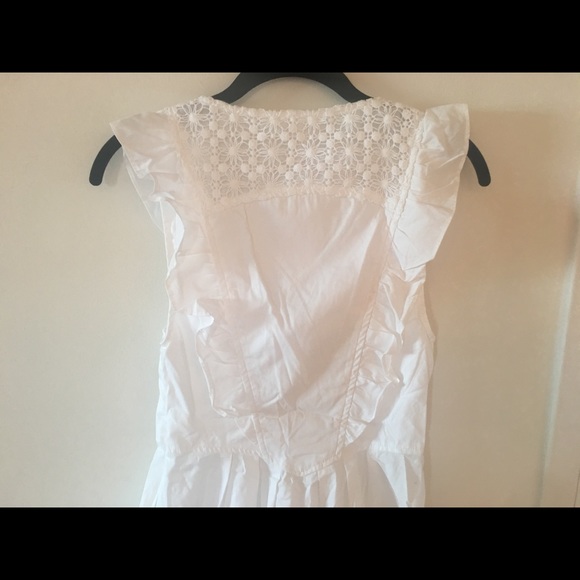 NWT Free People Half Moon Mini WhT Crochet  sz S - Picture 6 of 8